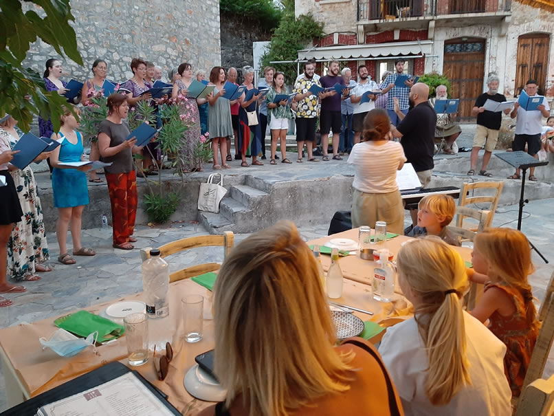 CHOIRS MEETING  in HORTO - ANGELINIS-HADJINIKOU SUMMER EVENTS 