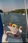 2003 FRANCE canal de CAEN , on the way back to OUISTREHAM