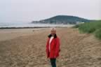 2003  FRANCE DIVES-sur-mer, Kaat on the beach 