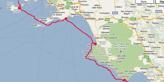 Ischia to Camerota